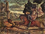 CARPACCIO, Vittore St George and the Dragon (detail) dfg oil painting on canvas